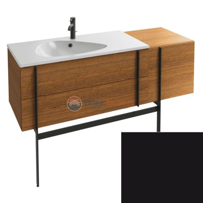 Тумба под раковину Jacob Delafon Nouvelle Vague 145 EB3037RU-M61, черный мягкий