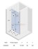 Душевая дверь в нишу Riho Scandic M105 90 GX000920 90 x 200 см складная, стекло прозрачное