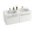 Тумба под раковину Ravak Chrome 120 белая  (X000000536)