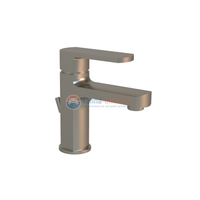 Смеситель для раковины PAINI OVO с донным клапаном, никель PVD