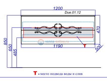 Тумба под раковину Clarberg Due amanti 120 Due.01.12/W/GL, цвет - белый, ручки - золото