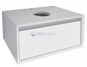 Тумба с раковиной Dreja Insight 80 см, 99.9200, белый глянцевый