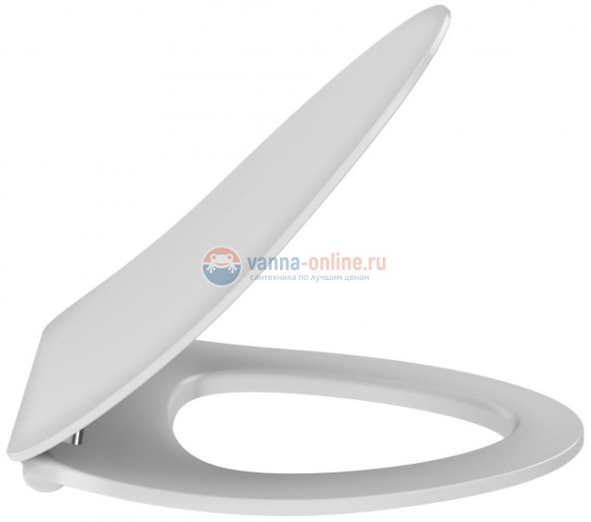 Тонкая крышка-сиденье Jacob Delafon Nouvelle Vague E20069-00 из термопласта с микролифтом и функцией быстрого снятия Тонкая крышка-сиденье Jacob Delafon Nouvelle Vague E20069-00 из термопласта с микролифтом и функцией быстрого снятия