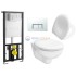 Инсталляция с унитазом Vitra Arkitekt 9005B003-7211, сиденье стандарт, комплект