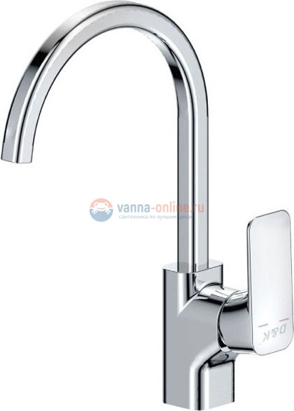 Смеситель D&K Berlin Freie DA1432401 для кухонной мойки, хром Смеситель D&K Berlin Freie DA1432401 для кухонной мойки, хром