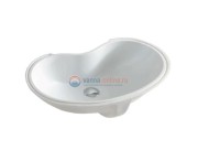 Раковина ArtCeram Idea IDL001 01; 00, врезная снизу, 60 х 37 х 20,5 см Раковина ArtCeram Idea IDL001 01; 00, врезная снизу, 60 х 37 х 20,5 см