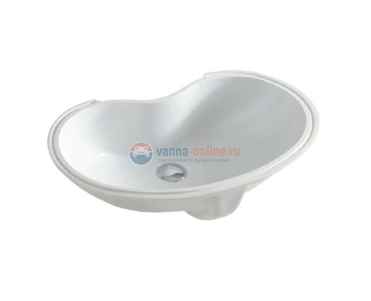 Раковина ArtCeram Idea IDL001 01; 00, врезная снизу, 60 х 37 х 20,5 см Раковина ArtCeram Idea IDL001 01; 00, врезная снизу, 60 х 37 х 20,5 см