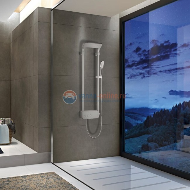 Душевая система Black&White Seasons W2040, летняя прохлада (матовый никель) Душевая система Black&White Seasons W2040, летняя прохлада (матовый никель)