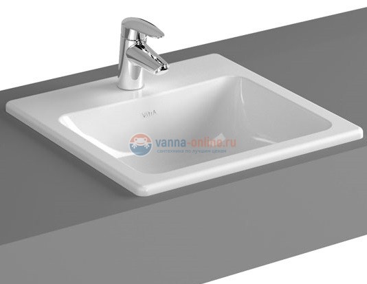 Раковина Vitra S20 5465B003-0001, 55*45*h17 см