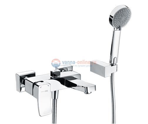 Смеситель WasserKRAFT Aller 1061 для ванны и душа с коротким изливом, хром Смеситель WasserKRAFT Aller 1061 для ванны и душа с коротким изливом, хром