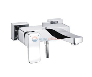 Смеситель WasserKRAFT Aller 1061 для ванны и душа с коротким изливом, хром Смеситель WasserKRAFT Aller 1061 для ванны и душа с коротким изливом, хром