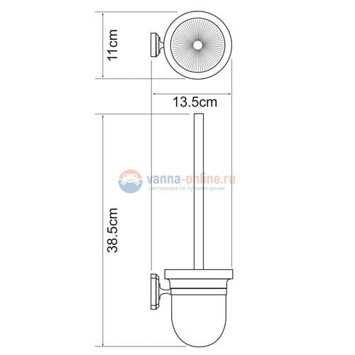Ершик подвесной WasserKRAFT Oder 3027 Ершик подвесной WasserKRAFT Oder 3027