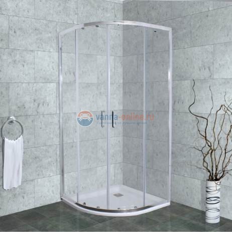 Душевой уголок Timo Altti-608 C Clean Glass, стекло прозрачное, 80 х 80 х 190 см
