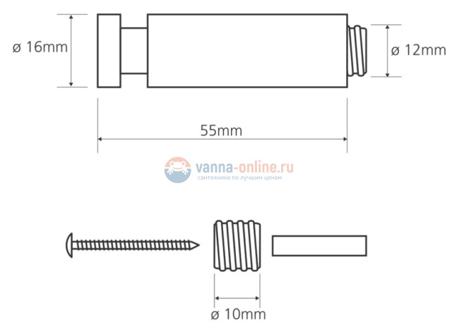 Крючок Bemeta Omega 104506082