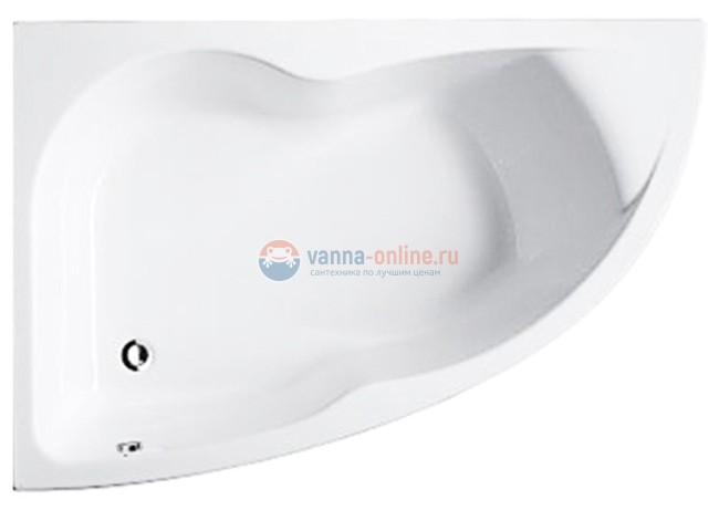 Ванна акриловая Jacob Delafon MICROMEGA DUO Chromo 170 х 105 см, левая/правая