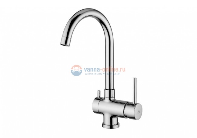 Смеситель Paffoni Stick SK190CR для кухонной мойки с 3 каналом для питьевой воды Смеситель Paffoni Stick SK190CR для кухонной мойки с 3 каналом для питьевой воды