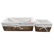 Корзина WasserKraft Exter WB-160-L большая для белья