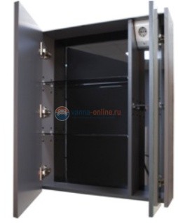 Зеркало-шкаф Roca Ronda 60 см ZRU9302968, цвет: белый глянцевый, антрацит