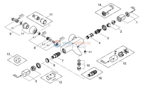 Термостат Grohe Grohtherm Special 34202000 для ванны Термостат Grohe Grohtherm Special 34202000 для ванны