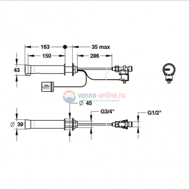 Кран бесконтактный Presto Neo 57036