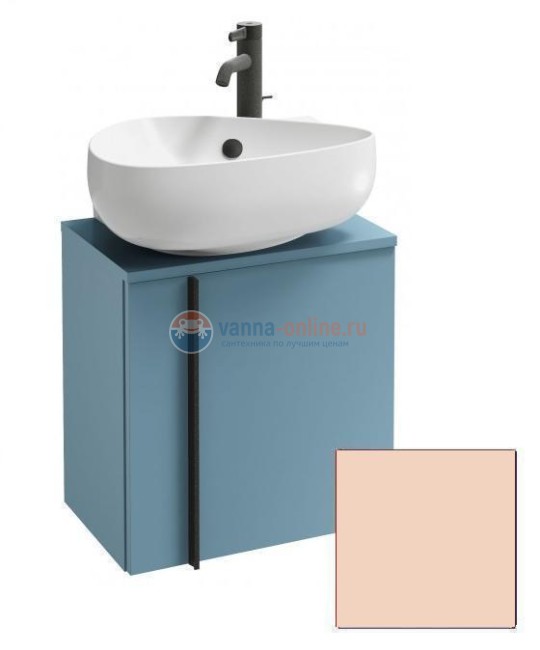 Тумба под раковину Jacob Delafon Nouvelle Vague 45 см, EB3045D-M70, цвет телесный матовый, правая