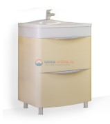 Тумба под раковину Raval Loza 60, Loz.01.60/N/SL, напольная, светлый лён