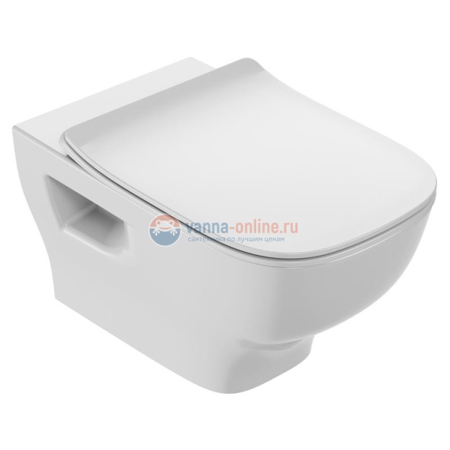 Подвесной унитаз Jacob Delafon Struktura EDE102-00, безободковый