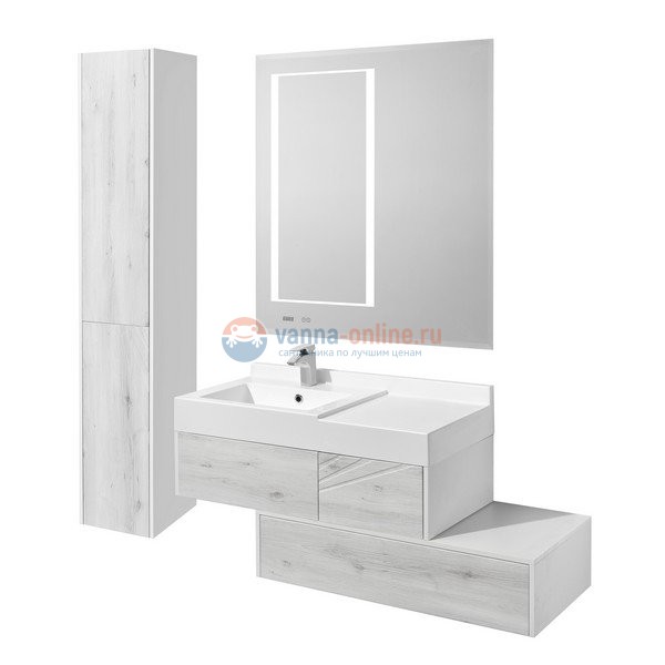 Зеркало Акватон Сакура 100, 1A235102SKW80 со светодиодной подсветкой