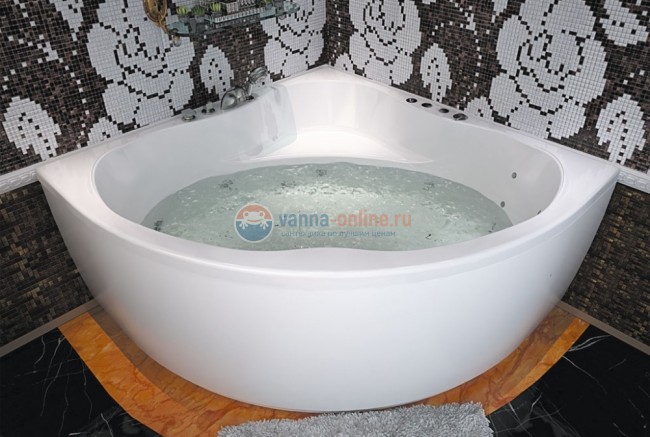 Ванна акриловая Aquanet Palau 00204021 140 x 140 см