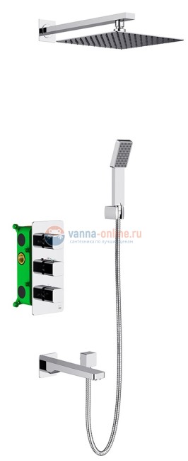 Душевая система скрытого монтажа Timo Petruma SX-5049/00SM chrome, 3-х режимная, с термостатом, хром Душевая система скрытого монтажа Timo Petruma SX-5049/00SM chrome, 3-х режимная, с термостатом, хром