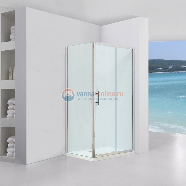 Душевой уголок Black&White Stellar Wind S108, 80 x 120 см