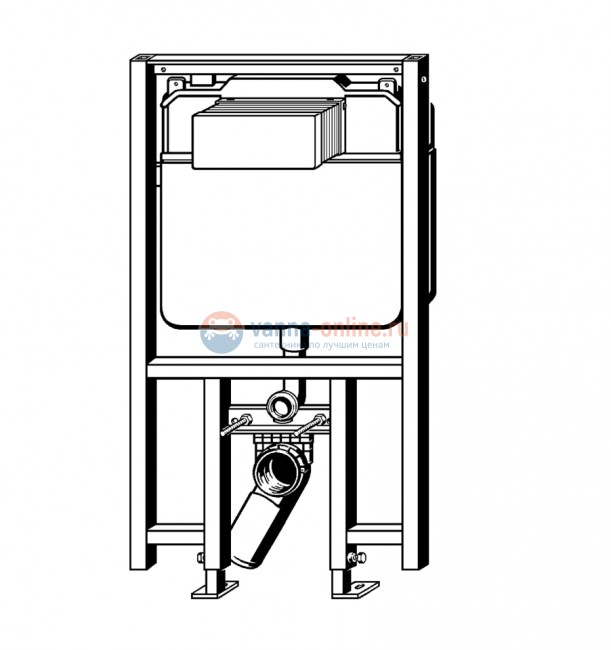Инсталляция Viega Eco Plus 686185 для унитаза