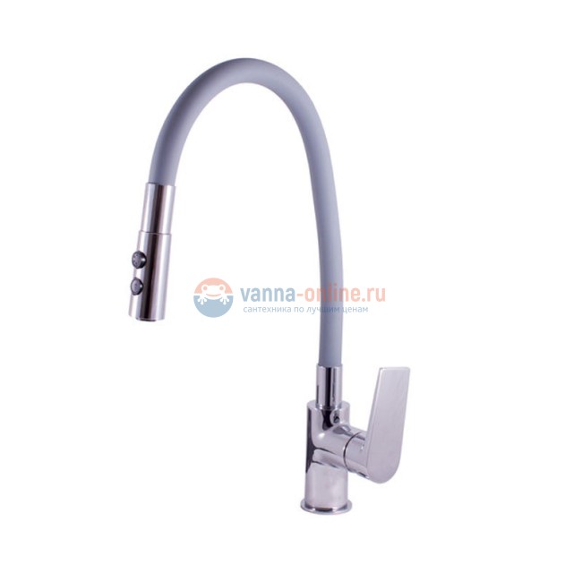 Смеситель для кухонной мойки Rav-Slezak Colorado CO119.5/11, с гибким изливом и душем, хром