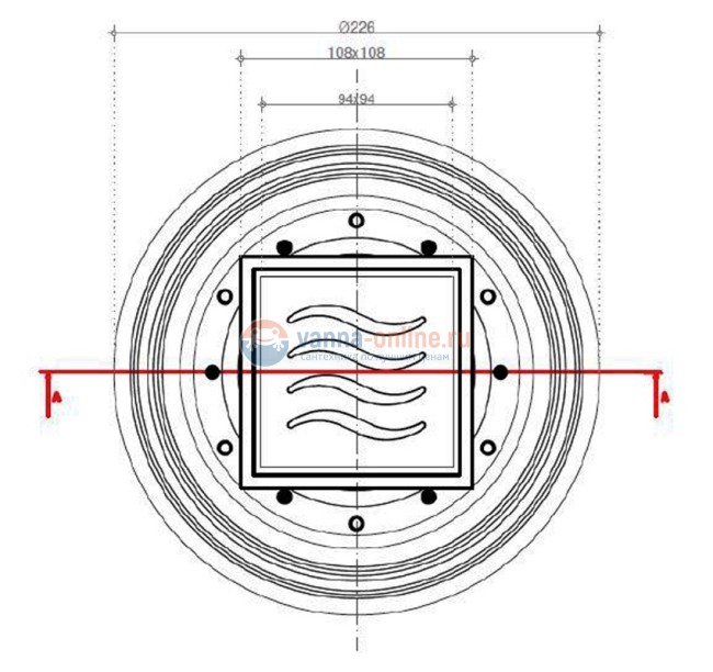 Трап водосток Pestan Confluo Standard Dry 1 White Glass Gold 100 х 100 мм белое закаленное стекло/цвет рамки - золото 13000175 Трап водосток Pestan Confluo Standard Dry 1 White Glass Gold 100 х 100 мм белое закаленное стекло/цвет рамки - золото 13000175