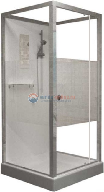 Душевая кабина RGW OLB-207, 100 x 90 см, профиль - хром