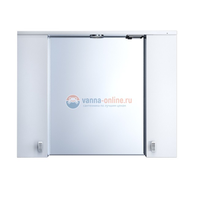 Зеркальный шкаф Iddis Rise RIS90W0i99, 90 см, цвет - белый Зеркальный шкаф Iddis Rise RIS90W0i99, 90 см, цвет - белый