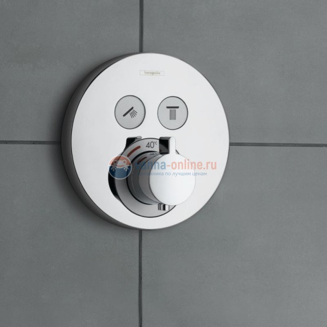 Термостат Hansgrohe Shower Select S, для 2 потребителей 15743000