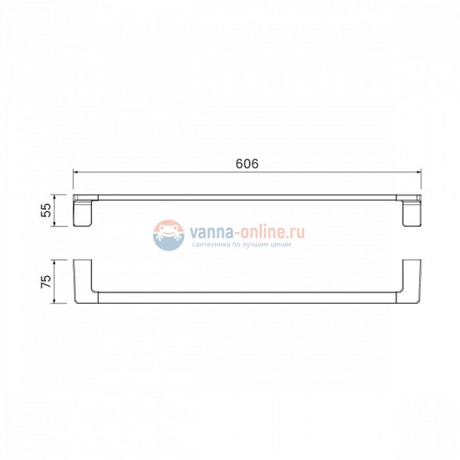 Полотенцедержатель Iddis Slide SLIBS10i49
