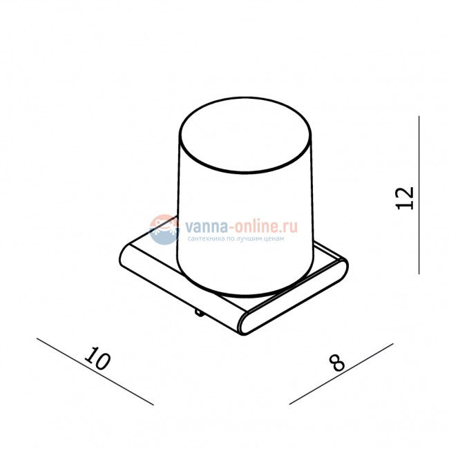 Дозатор для жидкого мыла Langberger 33021С Дозатор для жидкого мыла Langberger 33021С