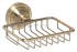 Мыльница прямоугольная Bemeta Retro 144108167 14 x 14.2 x 6.5 см, бронза