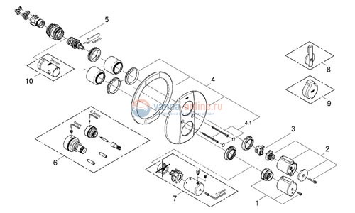 Термостат Grohe Grohtherm Special 19417000 для ванны