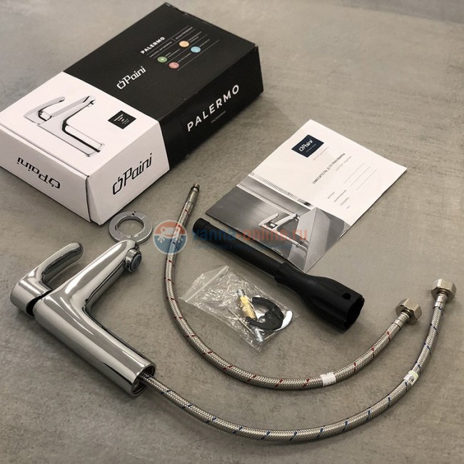 Смеситель для раковины Paini Palermo без донного клапана