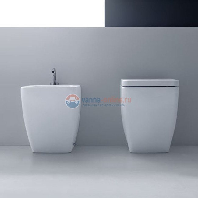 Kerasan Ego унитаз приставной 53см, белый