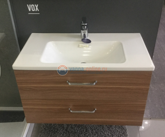 Тумба под раковину Jacob Delafon Vox EB2078-R1-E16, ореховое дерево