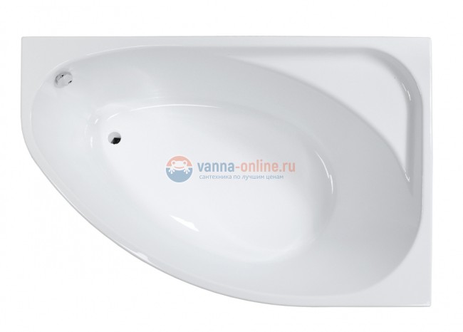 Акриловая ванна Vagnerplast Hapi 170 х 110 см белая, левая/правая