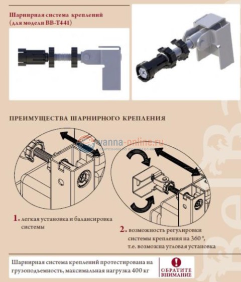 Инсталляция BelBagno BB-T441 для подвесного унитаза