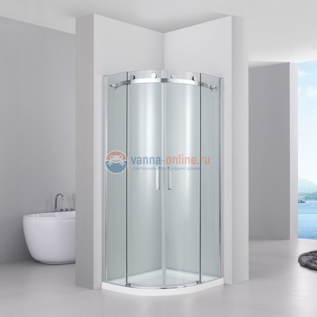 Душевой уголок Black&White Stellar Wind S201, 100 x 100 см