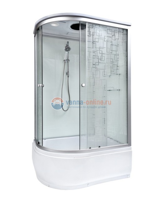 Душевая кабина Deto Em EM4511 L/R 110 x 80 см, с крышей, стандартная