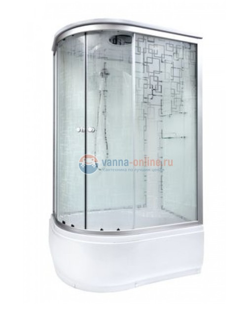 Душевая кабина Deto Em EM4511 L/R 110 x 80 см, с крышей, стандартная