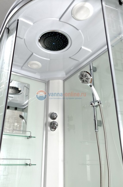 Душевая кабина Deto Em EM4511 L/R 110 x 80 см, с крышей, стандартная